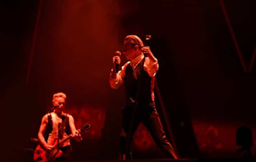 Depeche Mode live Mexico City Memento Mori concert film stage energy