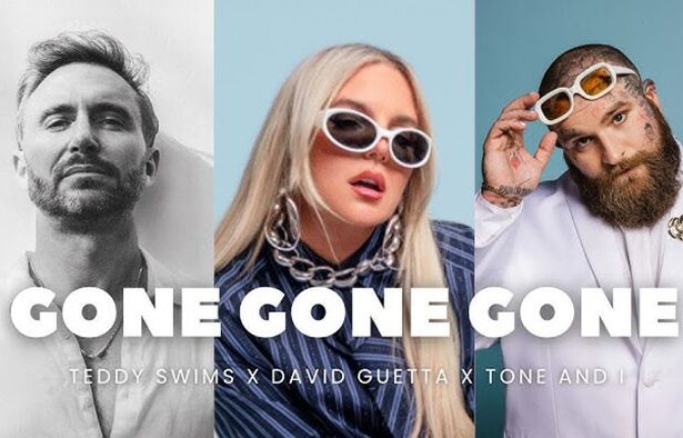 David Guetta, Teddy Swims και Tones And I στο εξώφυλλο του “Gone Gone Gone”