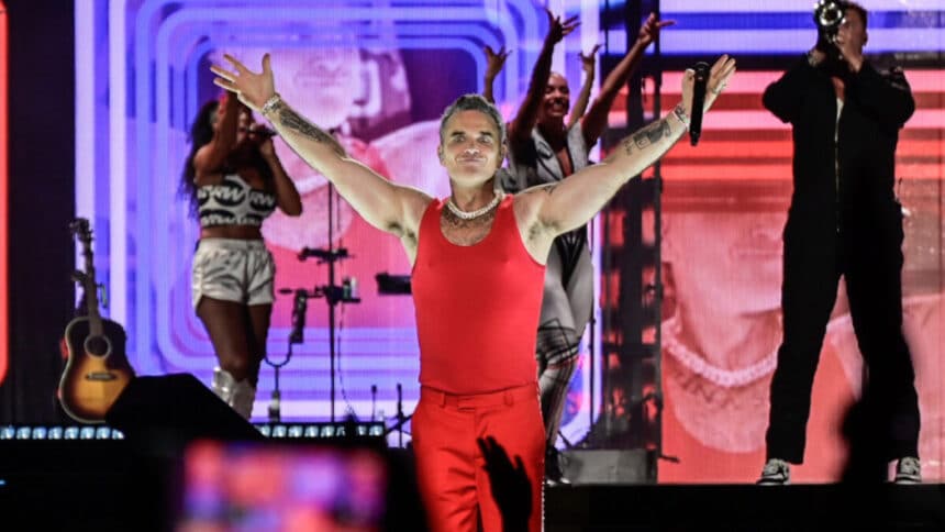Robbie Williams, Αθήνα, Angels, Rock DJ, συναυλία