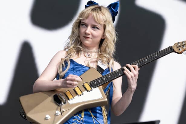 Emily Roberts guitarist The Last Dinner Party George Harrison inspiration