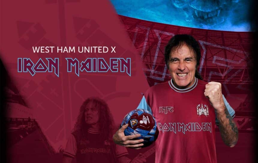 Οι Iron Maiden και η West Ham United συνεργάζονται για επετειακή ποδοσφαιρική φανέλα 50 ετών