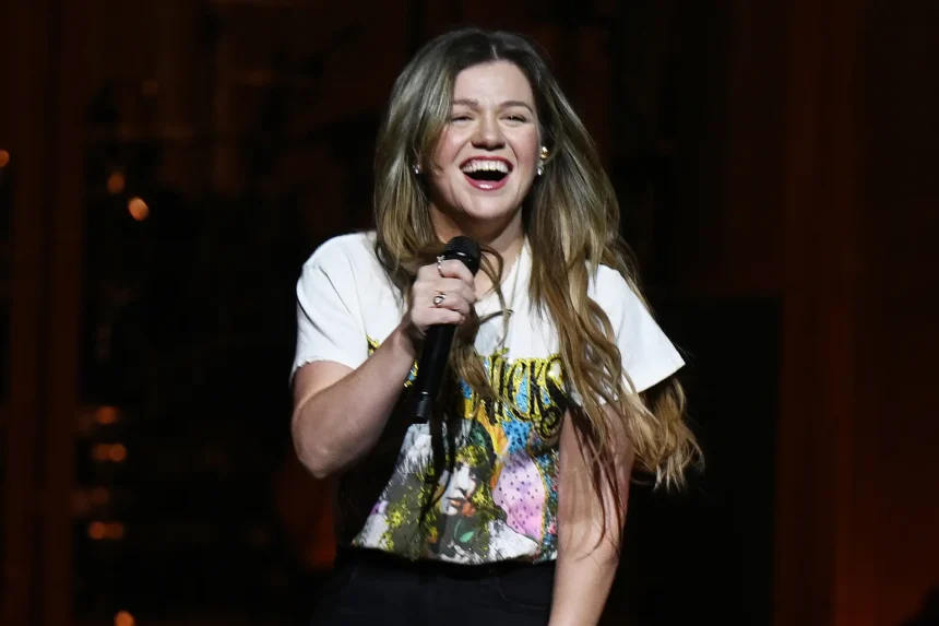 Kelly Clarkson performing Since U Been Gone Spotify Billions Club 2025