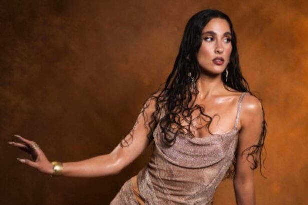 Evangelia tragouda to «Asteio» me synaisthimatiki entasi se aspropamvro video