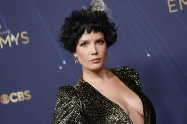 Η Halsey τραγουδά στο The Anthem στην Ουάσινγκτον κατά τη διάρκεια της περιοδείας Back to Badlands Tour