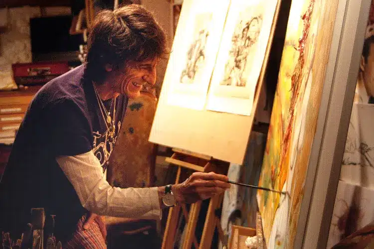 Ronnie Wood ζωγραφίζει τους Rolling Stones στη συλλογή Paint It Black