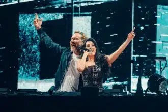 David Guetta και Nora Fatehi παρουσιάζουν το “Fire” στη Βομβάη