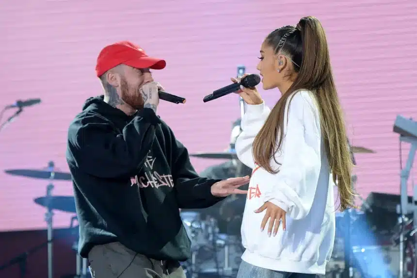 ariana grande milaei gia ton mac miller se synentefksi