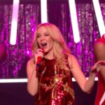 Kylie Minogue XMAS video glam pop