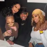 NE-YO μαζί με τις τρεις συντρόφους του σε δημόσια εμφάνιση