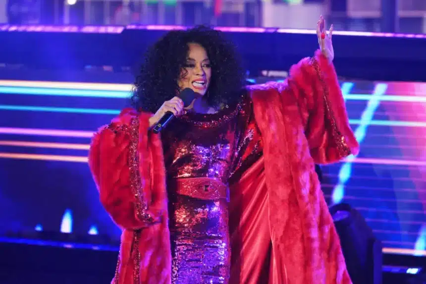 Diana Ross τραγουδά στην Times Square στο New Year’s Rockin’ Eve 2026