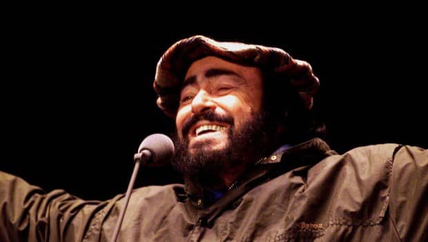 Luciano Pavarotti στο “The Lost Concert”, Llangollen 1995