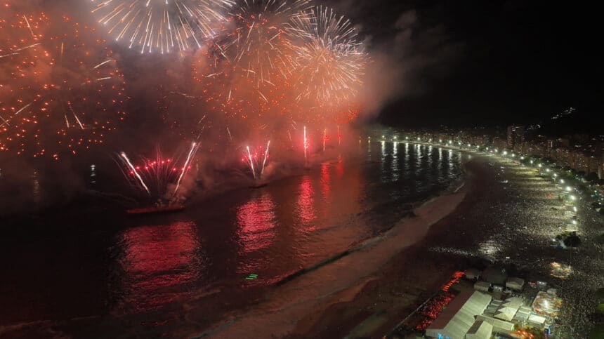 Ρίο ντε Τζανέιρο Πρωτοχρονιά Κοπακαμπάνα Guinness World Record
