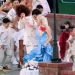 Lady Gaga και Bad Bunny στο halftime show του Super Bowl LX