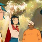 Σκηνή από το short film των Gorillaz για το The Mountain