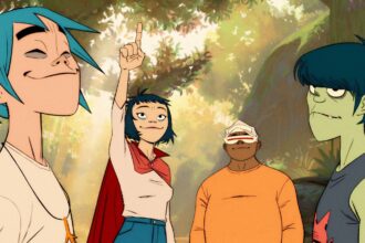 Σκηνή από το short film των Gorillaz για το The Mountain