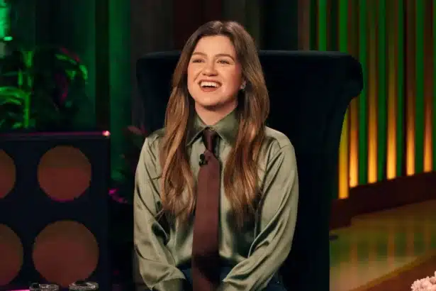 Kelly Clarkson στο πλατό του The Kelly Clarkson Show