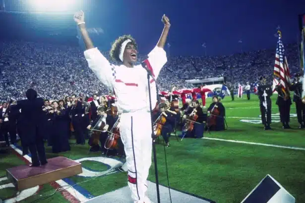 Whitney Houston ερμηνεύει τον εθνικό ύμνο στο Super Bowl 1991