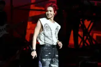 HEESEUNG των ENHYPEN σε συναυλία κατά τη διάρκεια περιοδείας του συγκροτήματος