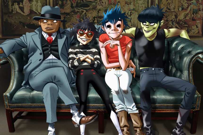 Gorillaz Grammy 2006 hologram show Damon Albarn Jamie Hewlett live performance προβλήματα