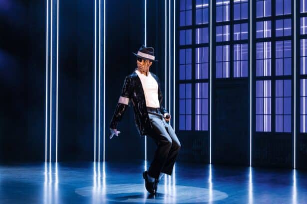 Michael Jackson moonwalk dance move performance