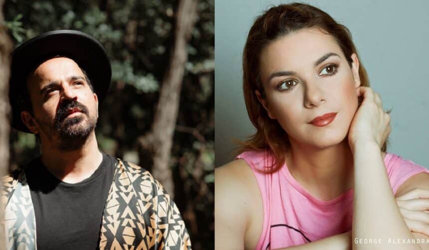 Monsieur Minimal και Ανδριάνα Μπάμπαλη στο τραγούδι Θέλω από το άλμπουμ Μουσικός Δείπνος