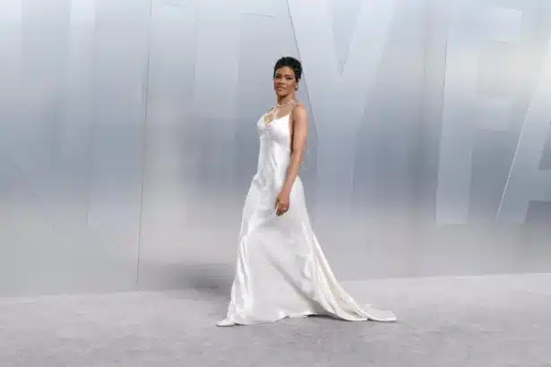 Η Teyana Taylor στα Oscars πριν το περιστατικό με την ασφάλεια