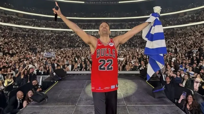 Κωνσταντίνος Αργυρός live στο United Center Σικάγο συναυλία